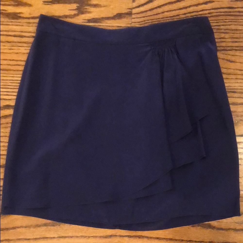 BCBG maxazria navy skirt, size 2